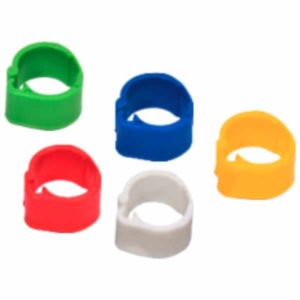 Farb-Clip-Ring-Sortiment 100 Ringe in 10 verschiedenen Farben